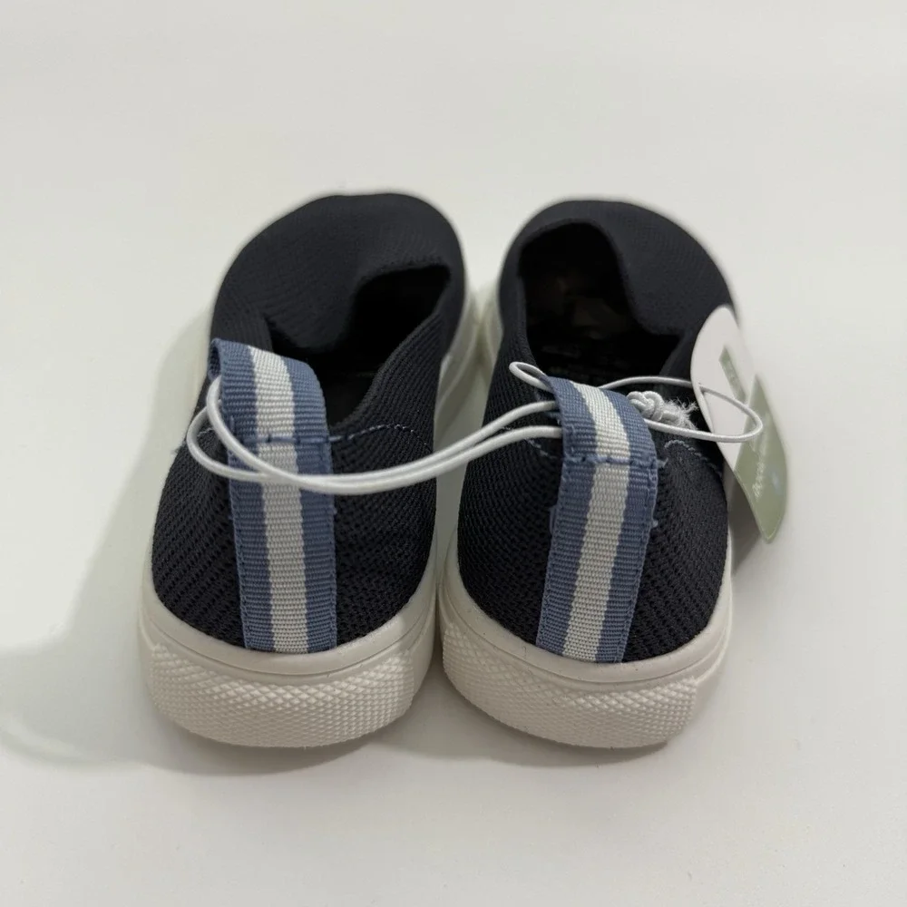 NEW Lily & Dan Toddler Recycled Material Flats Slip-On Sneakers Blue Size 9/10 - Picture 8 of 12